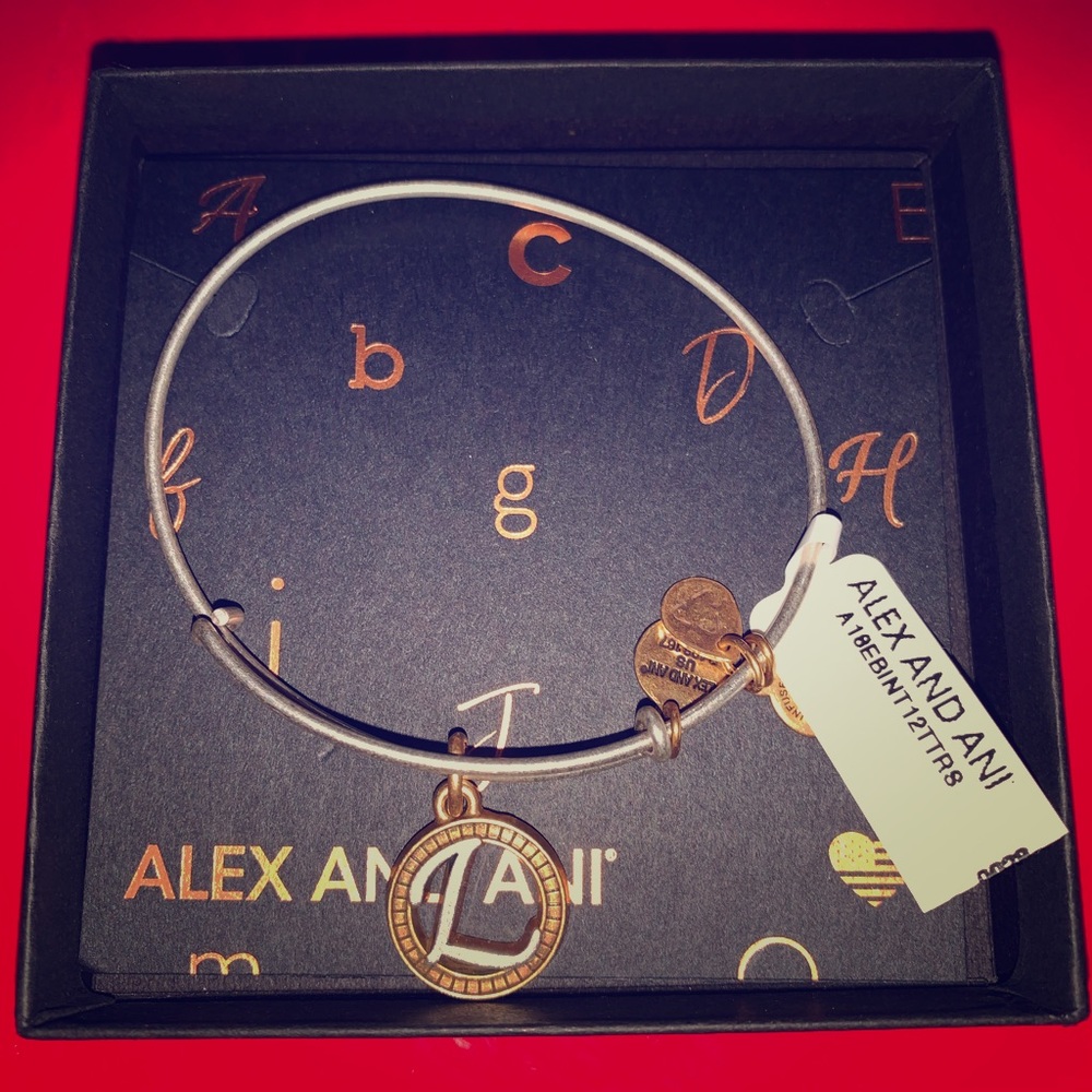 Alex & Ani “L” bracelet